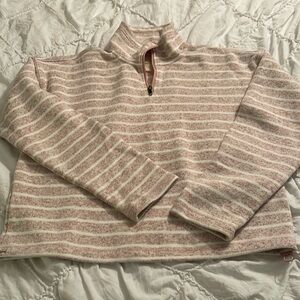 Partial zip sweatshirt